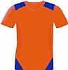 Camiseta Tecnica Giro Mujer Acqua Royal - Color Naranja/Marino